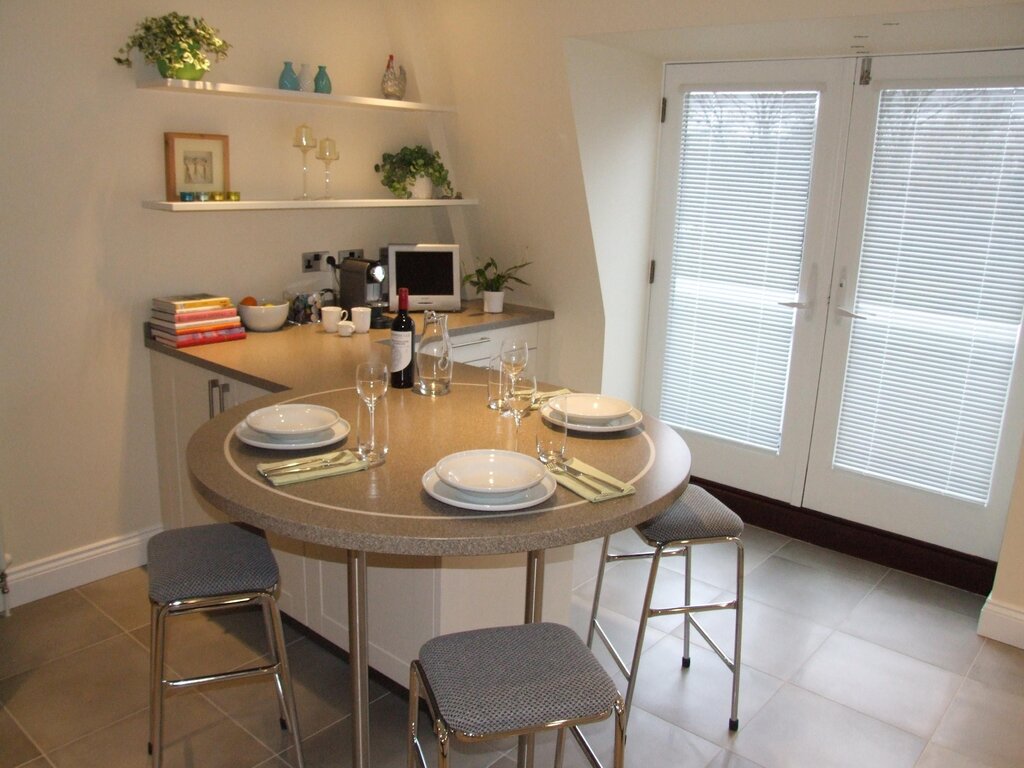 A small round table for the kitchen