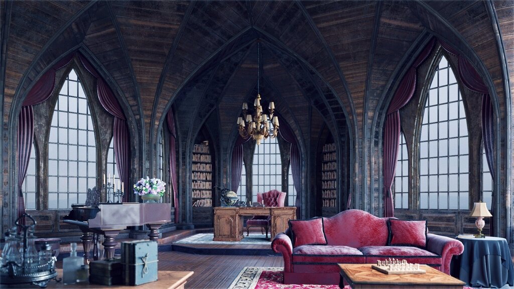 Neo-Gothic in the interior