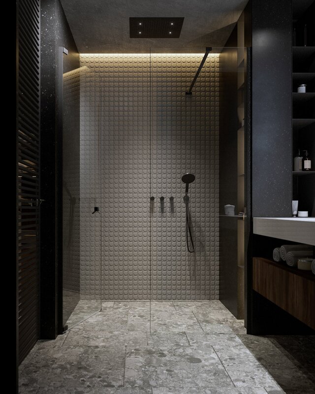 Shower niches