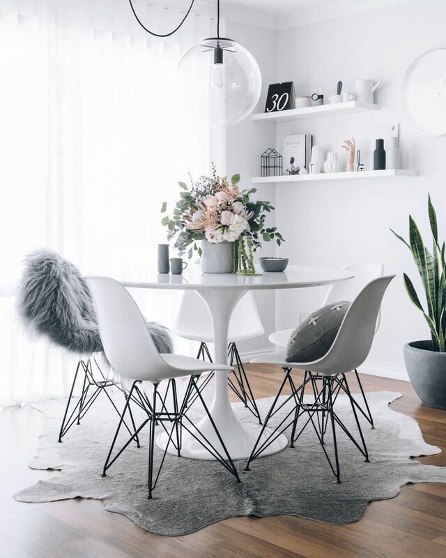 Dining table in Scandinavian style 17 фото