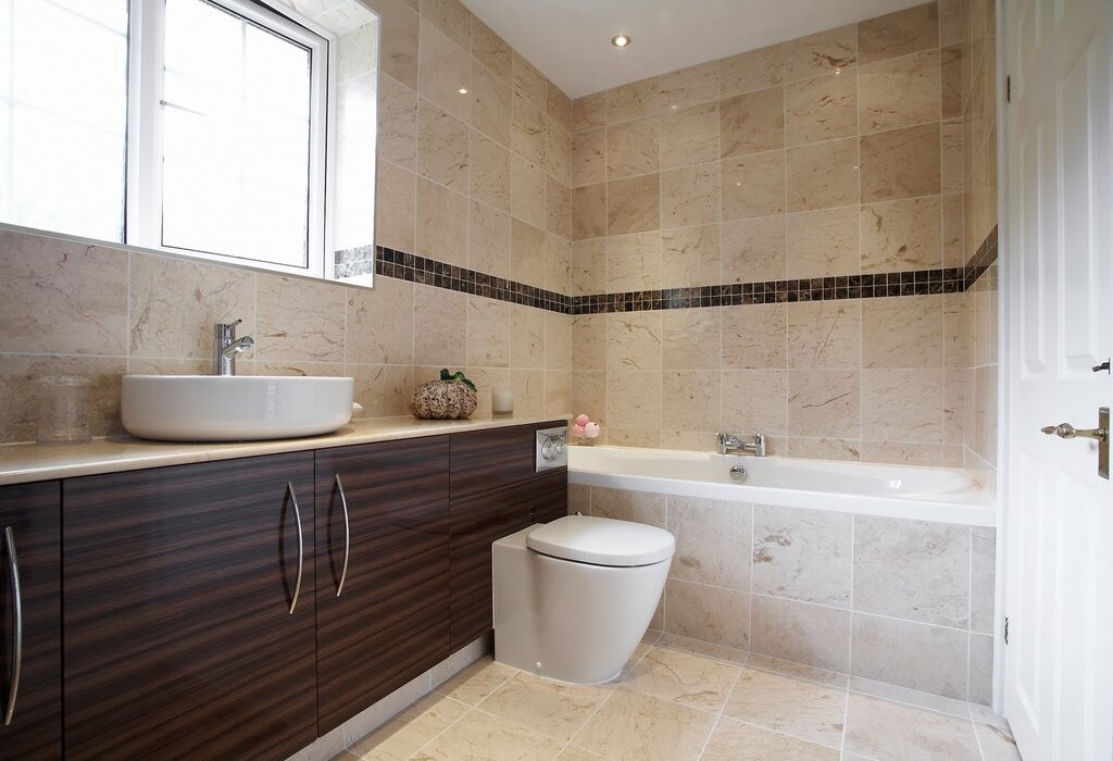 Tiling the bathroom