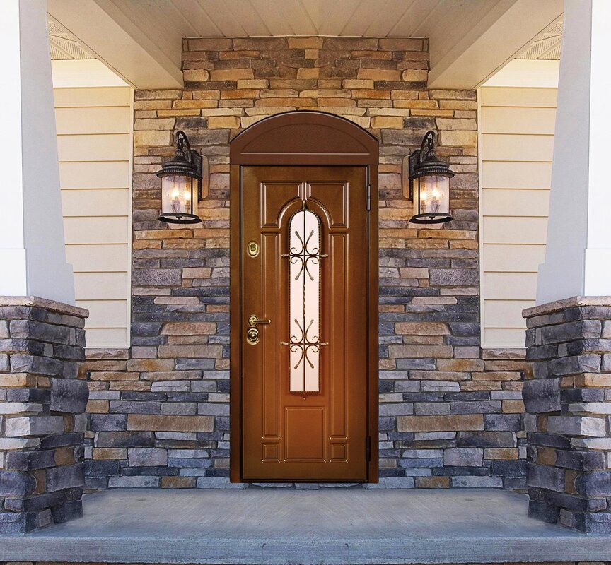 Exterior door cladding