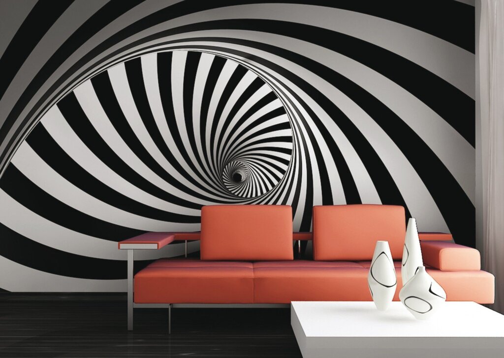 Abstract wallpaper for walls in the interior