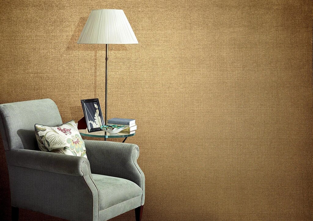 Wallpaper burlap for walls