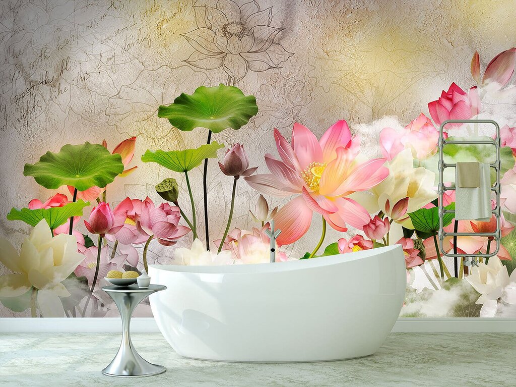 Wallpapers with lotuses for walls