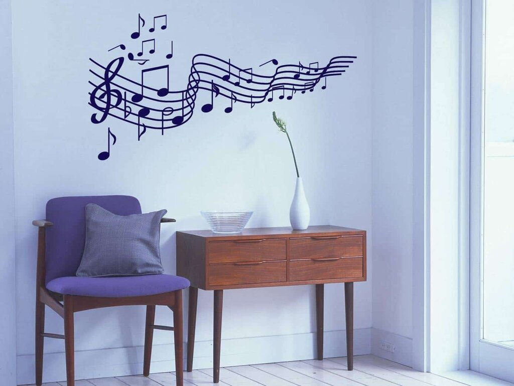 Wallpapers with musical notes for walls