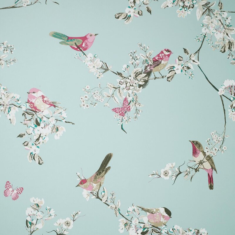 Wallpaper with little birds