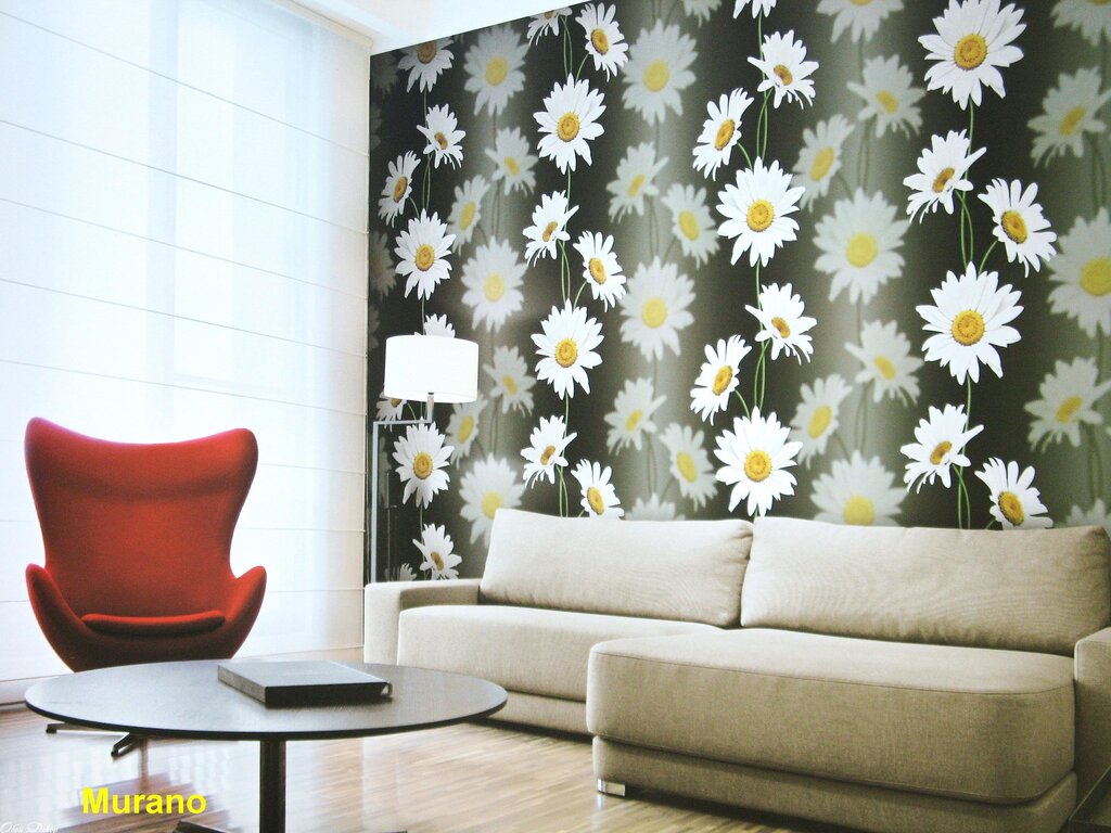 Wallpapers with daisies for walls