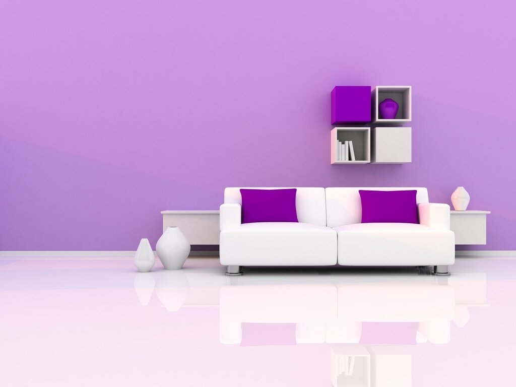 Wallpapers in a purple style