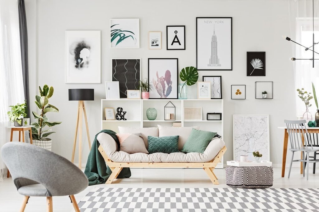 Wallpapers in Scandinavian style