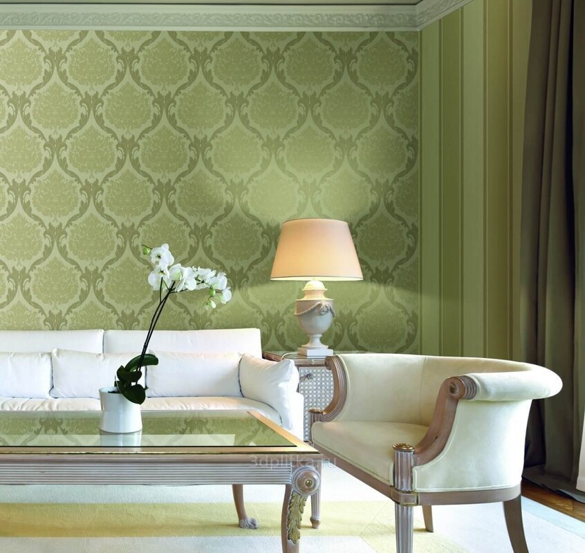 Yudashkin wallpaper in interior photos