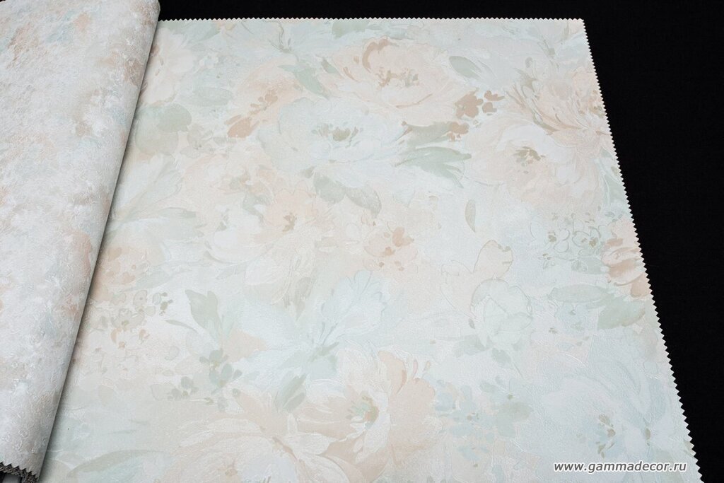 Zambaiti Satin Flowers wallpaper