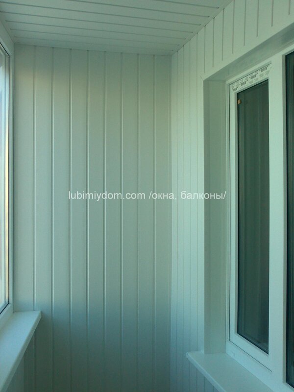 Interior balcony siding