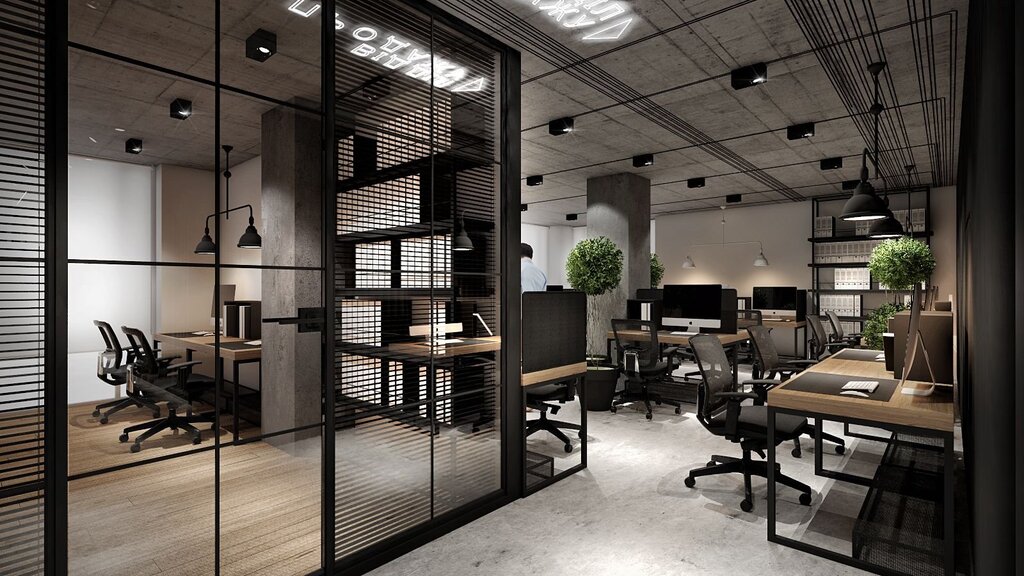 Loft-style office