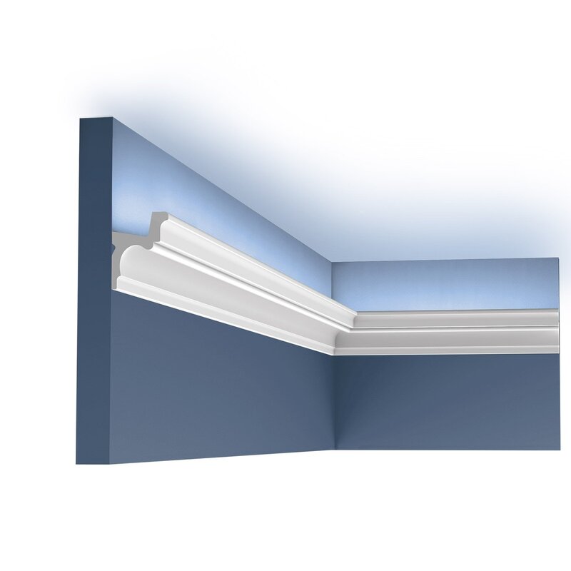 Orac Decor cornice with lighting