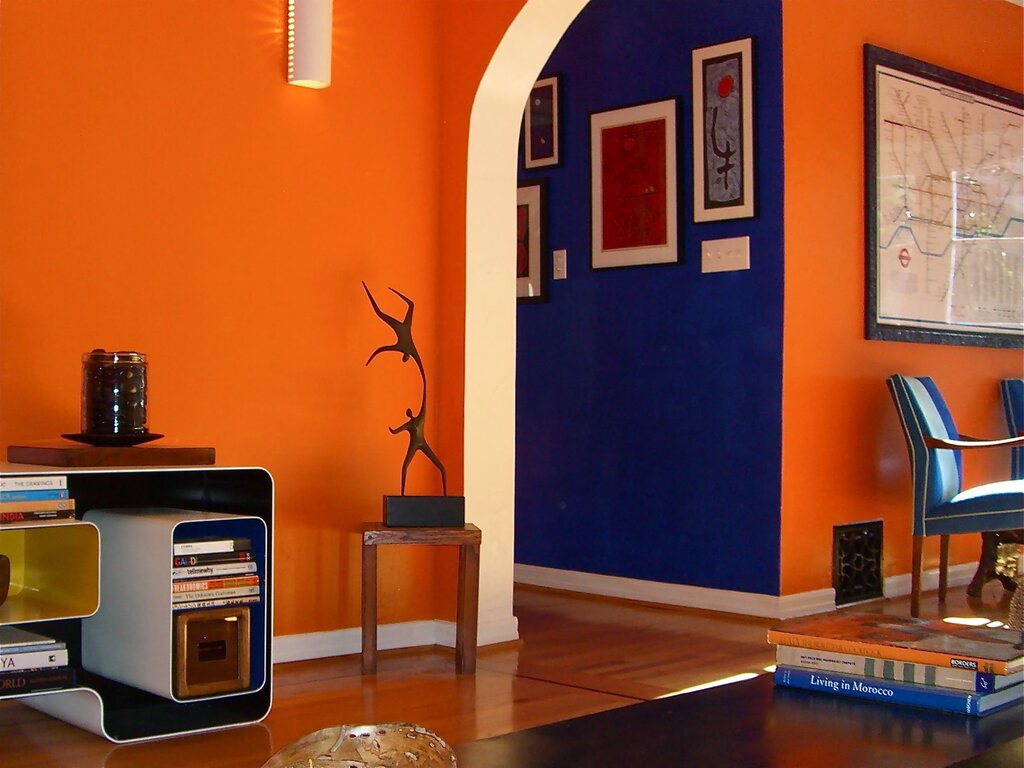 Orange paint for walls