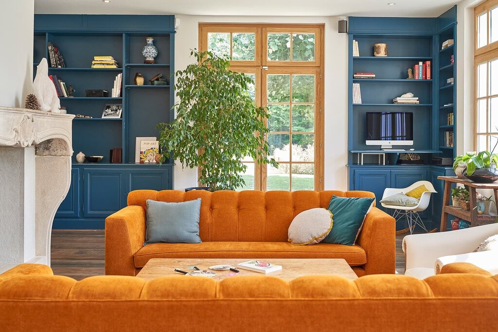 Orange furniture