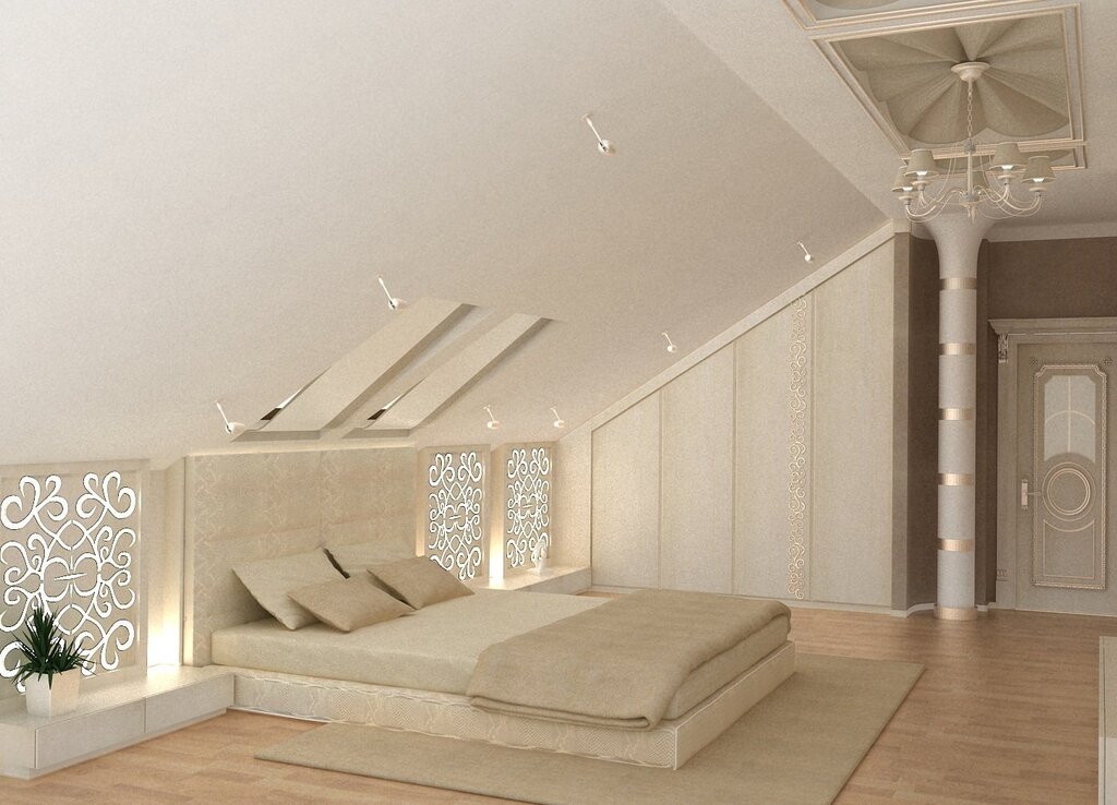 Lighting on a sloped ceiling