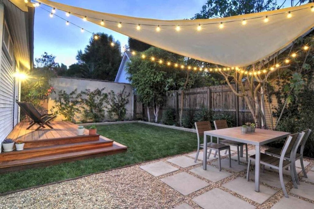 Lighting on the veranda