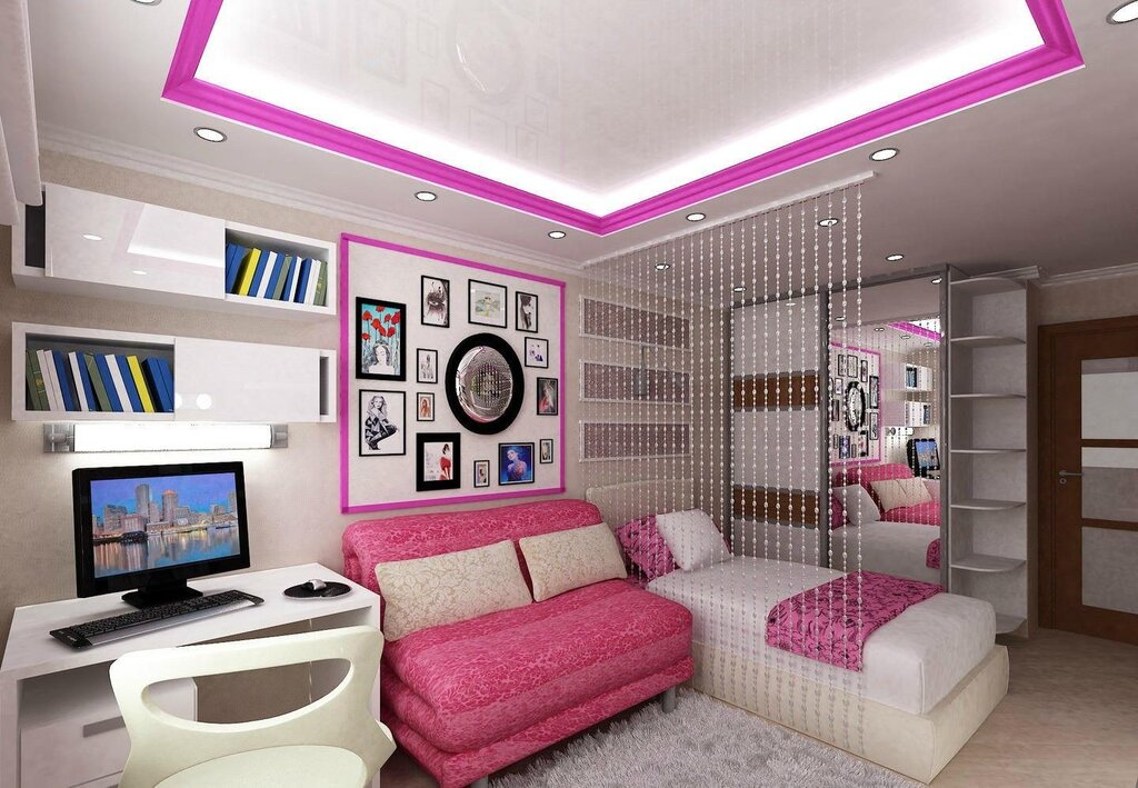 Lighting in a teenage girl's room