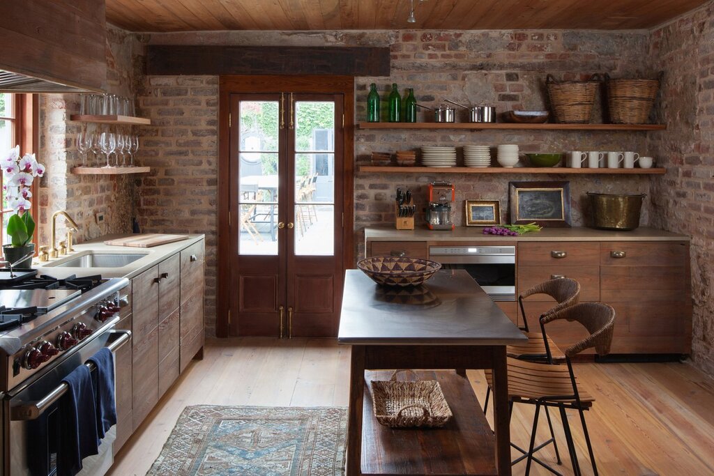 Finishing the kitchen at the dacha