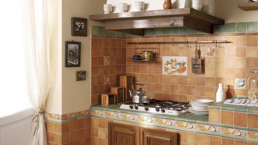 Tiling the kitchen