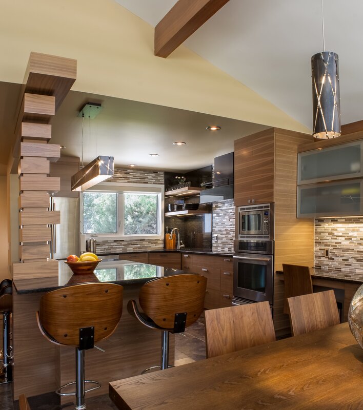 Finishing of the kitchen in a private house