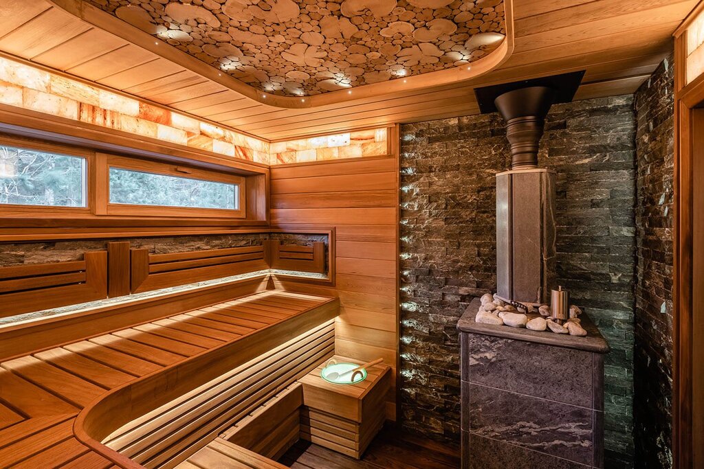 Turnkey steam room finishing