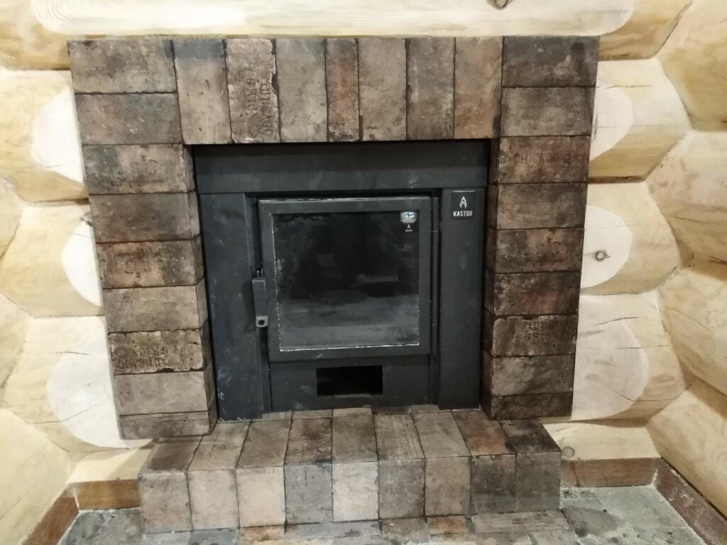 Finishing the stove in the house