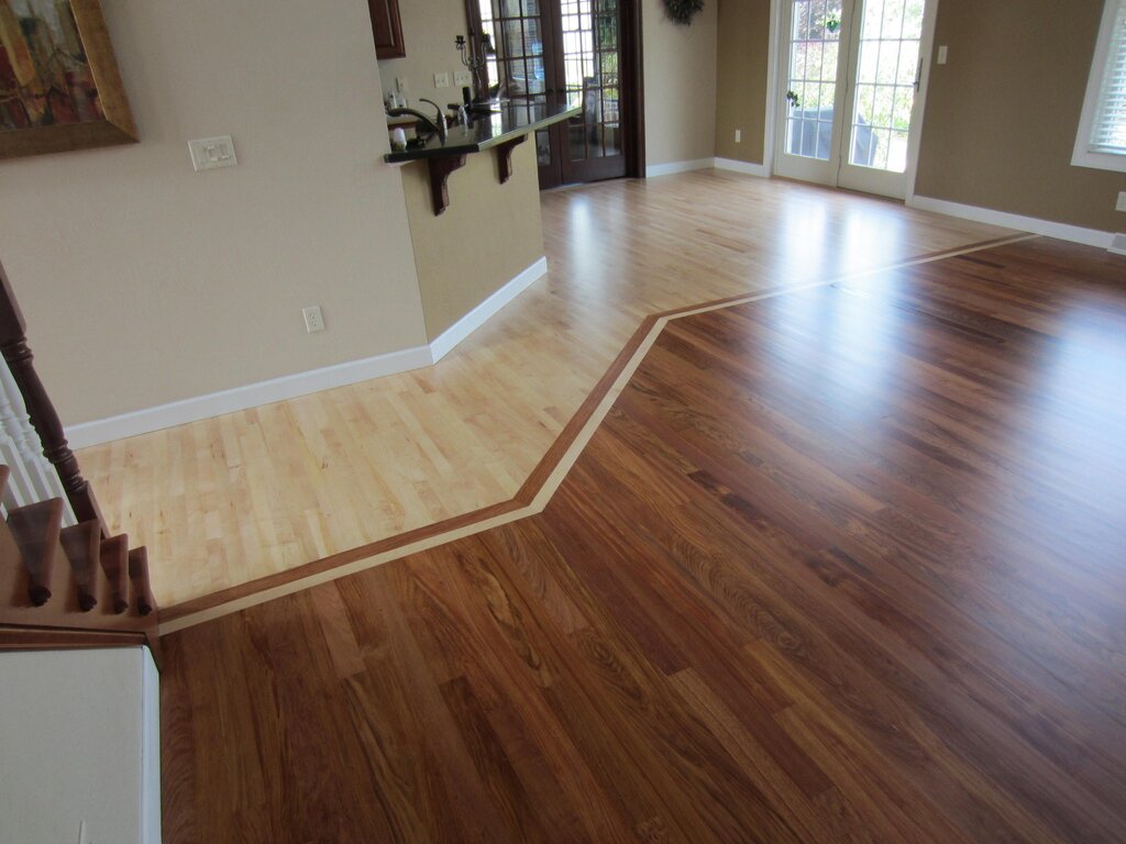 Floor finishing in the apartment