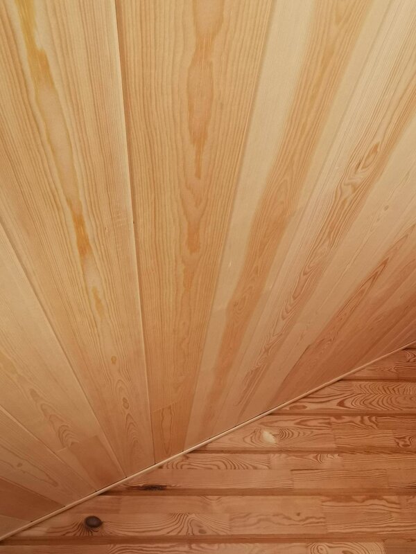 Ceiling finishing with Shtil paneling