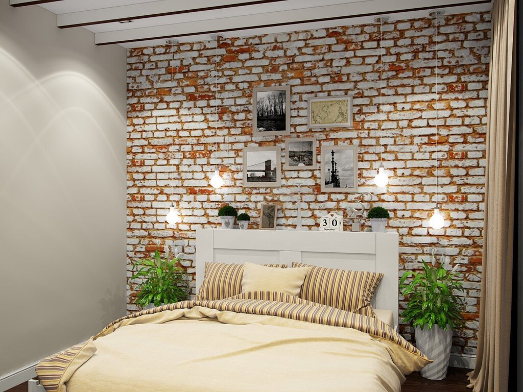 Wall finishing with decorative brick