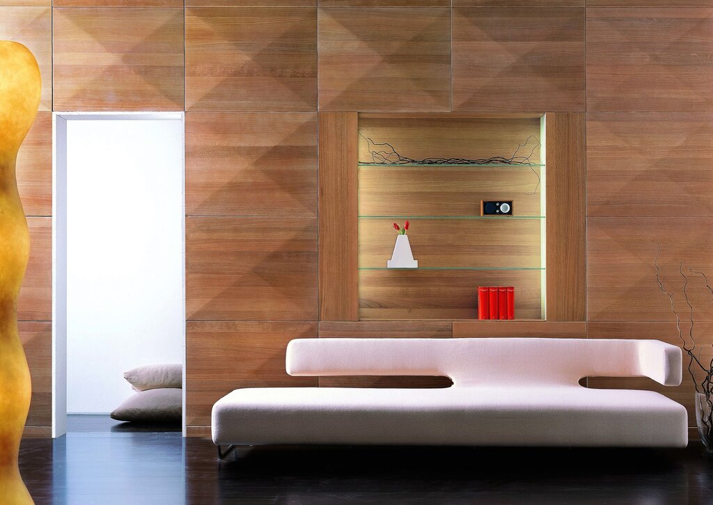 Wall cladding with wall panels