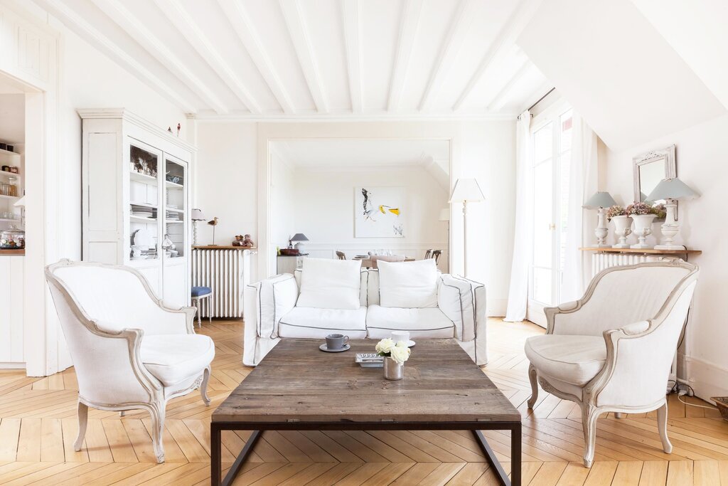 Shades of white in the interior