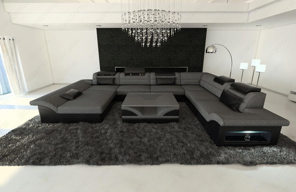 U-shaped sofas