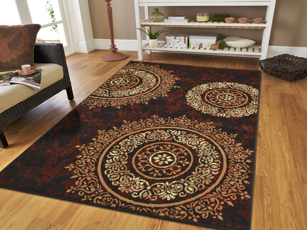 Rugs and carpets on the floor