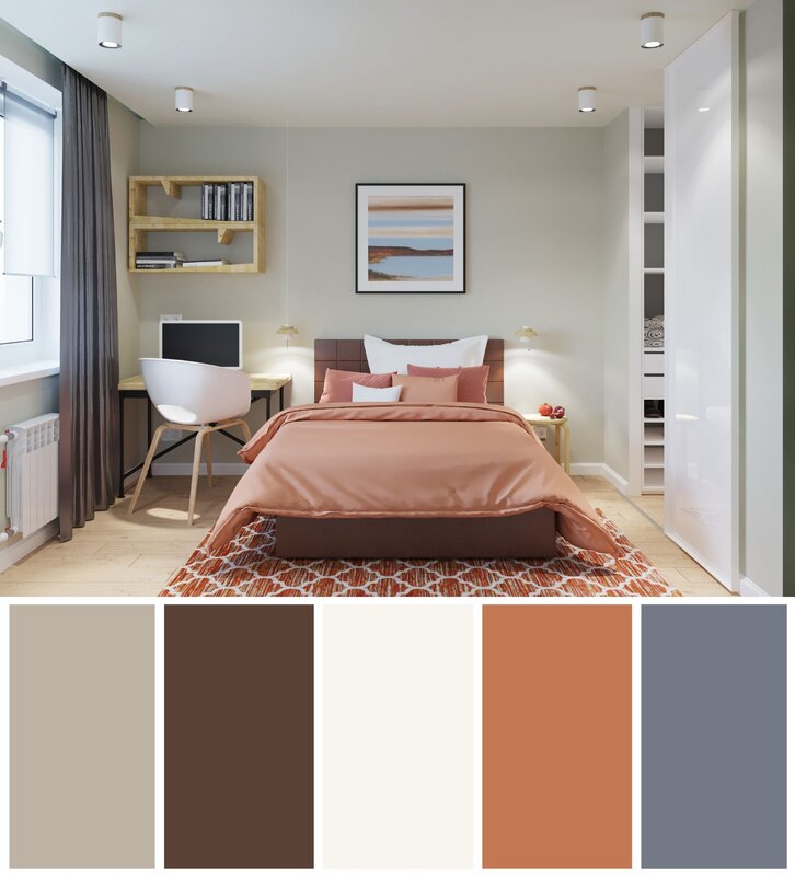 Palette for the bedroom