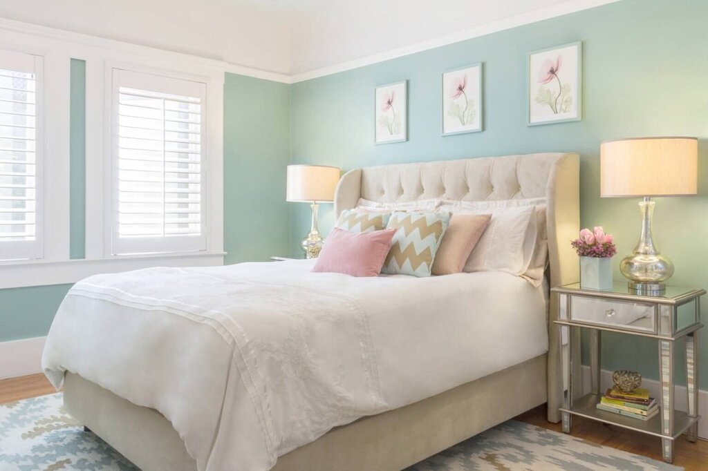 Color palette for the bedroom