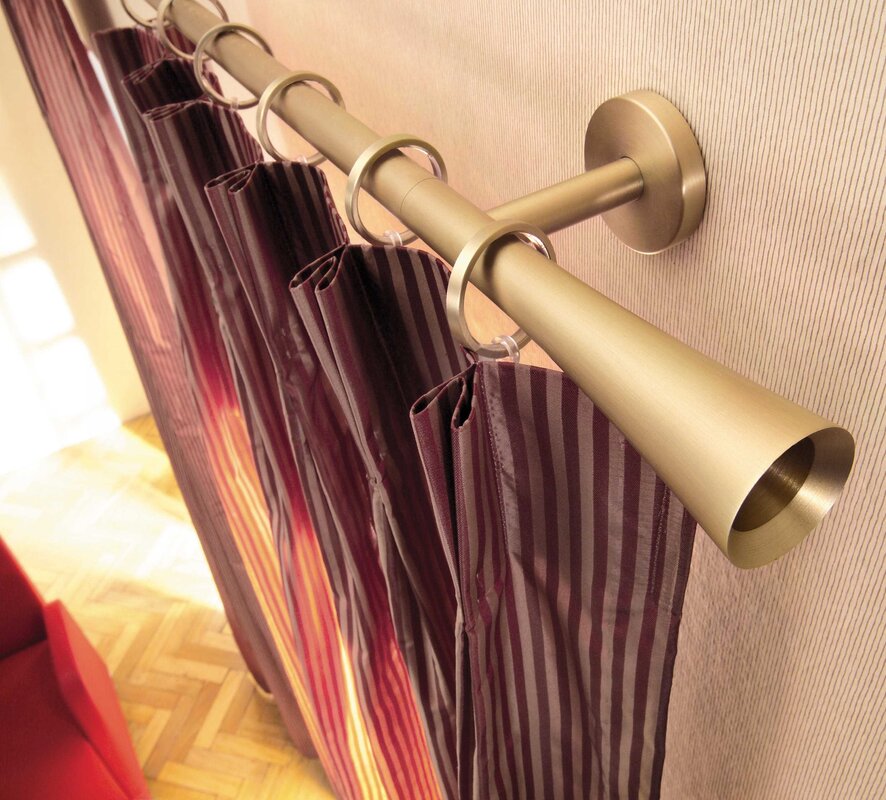 Curtain rods for the room