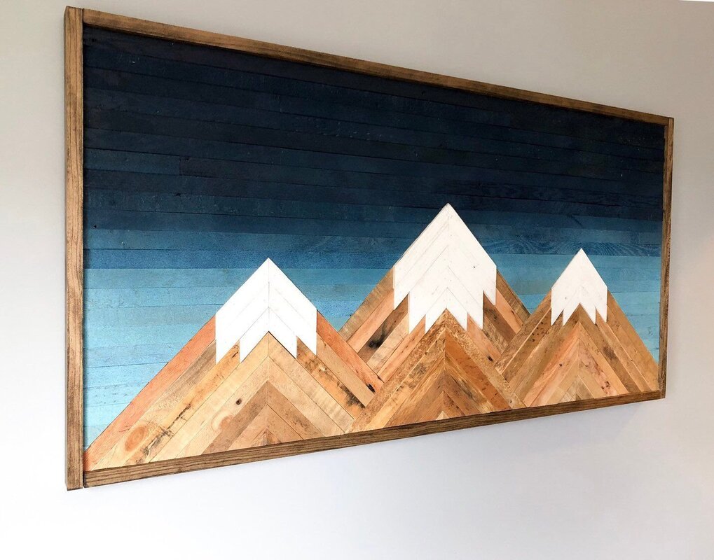 Wall panel mountains