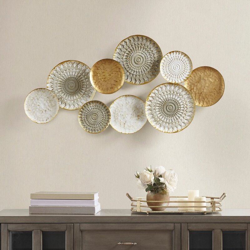 A wall panel made of plates