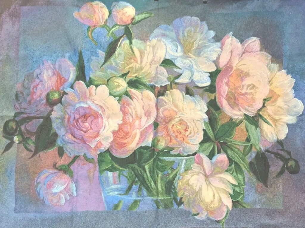 Peony panel