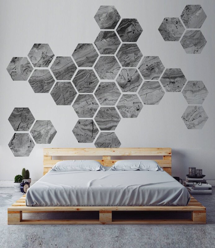 Wall panel honeycombs