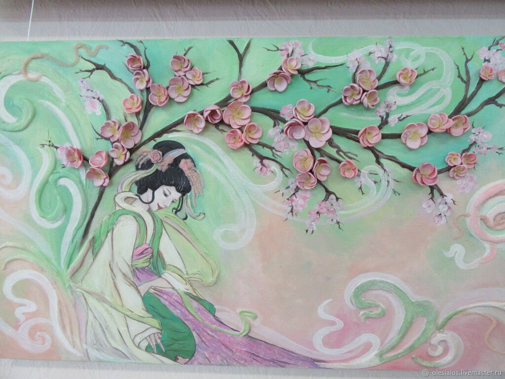 A panel in Japanese style