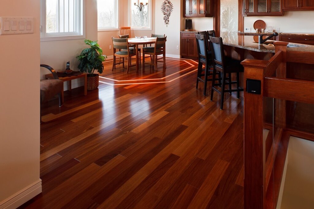 Mahogany parquet