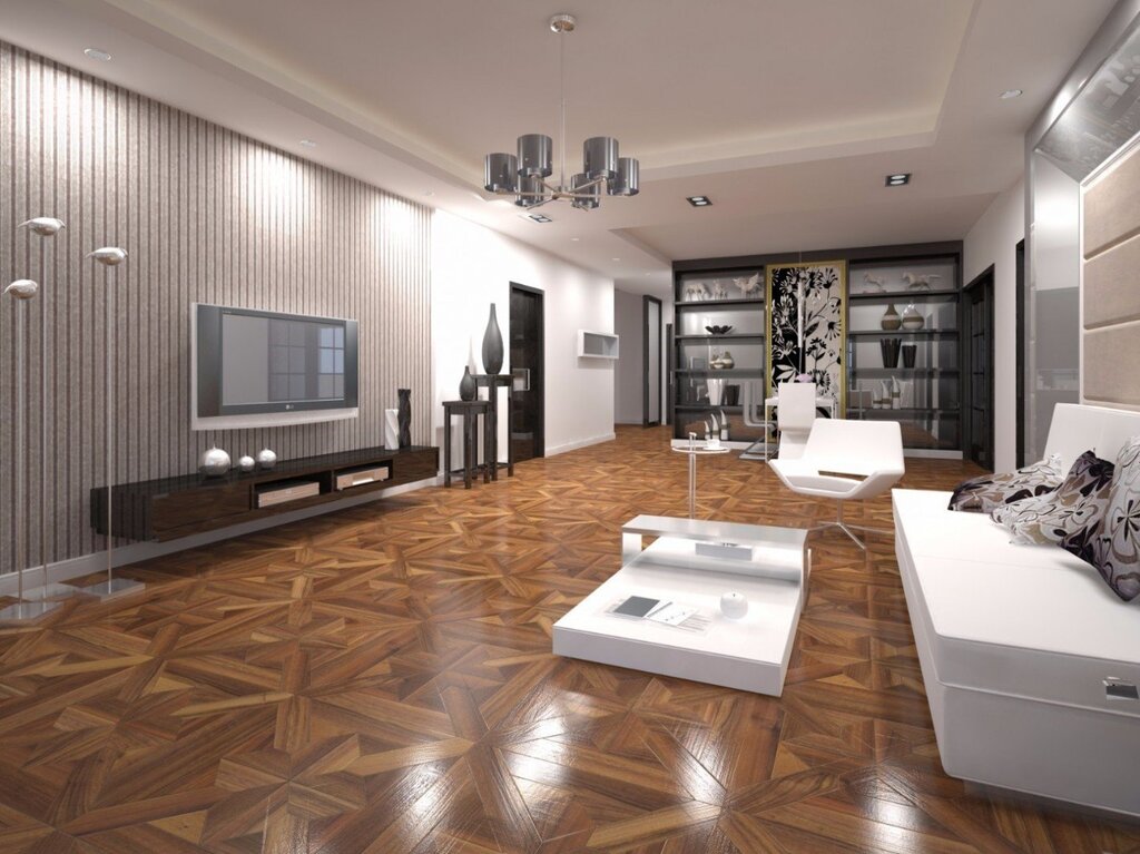 American walnut parquet board