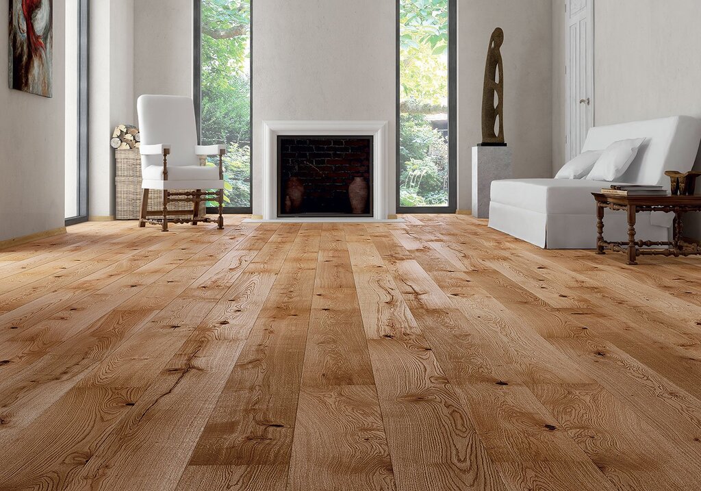 Engineered hardwood floorboard