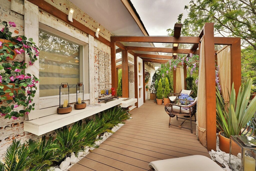 Patio on the balcony