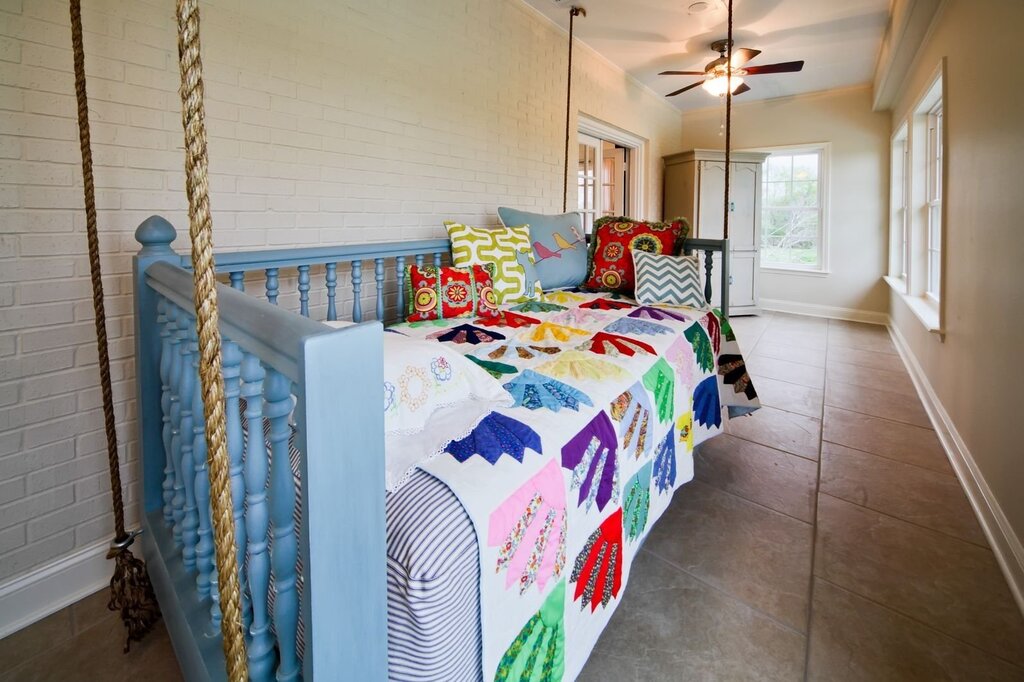 Patchwork in the interior of the apartment