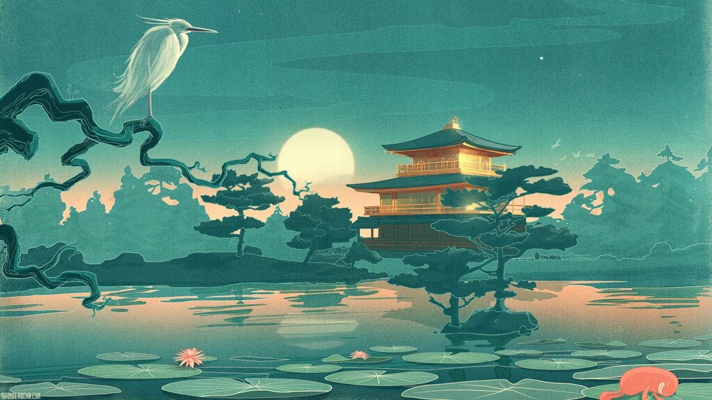 A landscape in the Japanese style